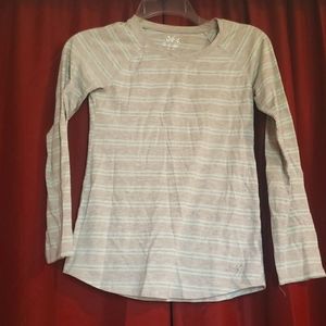 Long sleeve, girls striped Justice. Size 12